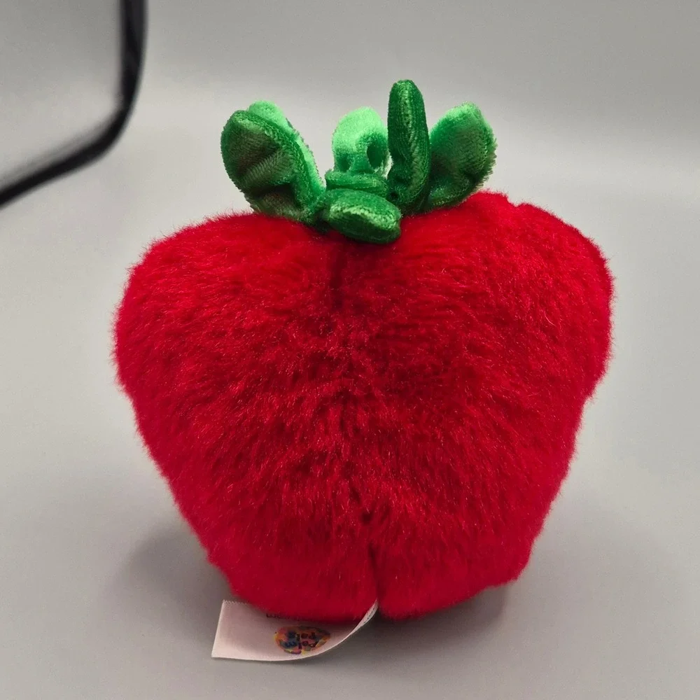 Aurora World Palm Pals Sweetie Strawberry Red Fruit Plush Stuffed Animal 5 inch